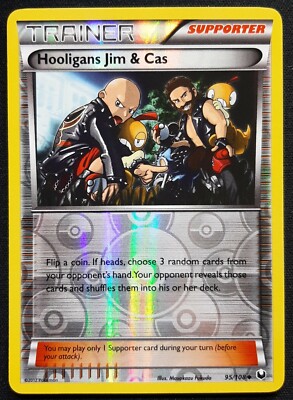 HOOLIGANS JIM & CAS 95/108 HILFE Reverse Englisch Pokemon Trainer