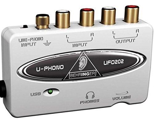 Behringer U-PHONO UFO202 Audio interface built-in cable NEW from Japan - Picture 2 of 6