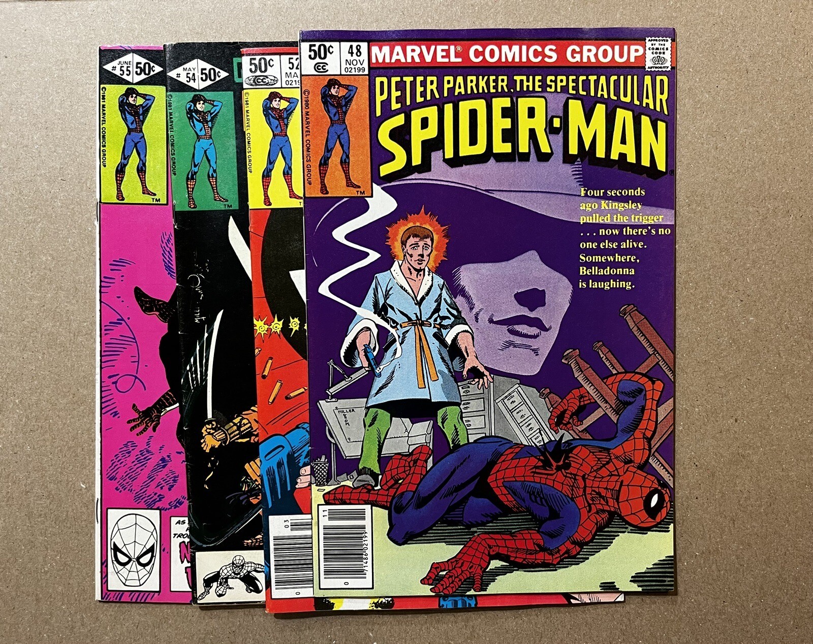 The Spectacular Spider-Man #48 52 54 55 - Vol.1 -