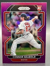 2022 Panini Prizm Purple Prizm #86 Connor Seabold RC Red Sox
