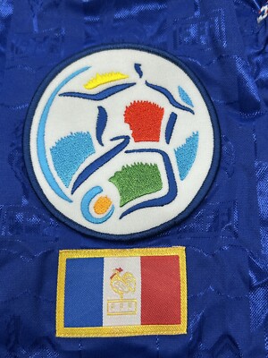 NWT 1996 France Home Jersey EURO 1996 Patch Football Soccer NWT 1996 France Home Jersey EURO 1996 Patch Football Soccer