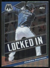 2021 Panini Mosaic Locked In #4 Freddie Freeman