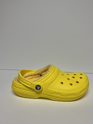 classic lined clog yellow