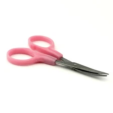 4" Lightweight Sharp Curved Tip Craft Applique Embroidery Scissors 