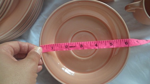 Nancy Calhoun Light Peach Stoneware Dish set 30 pc Mugs Plates Vintage Japan - Picture 6 of 8