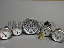 Oil Pressure Fuel Temp Amp Tach Gauge Set For Allis Chalmers Diesels D15 D17 D19