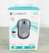 Logitech M185 Wireless Mouse - Blue Brand New Open box Tested