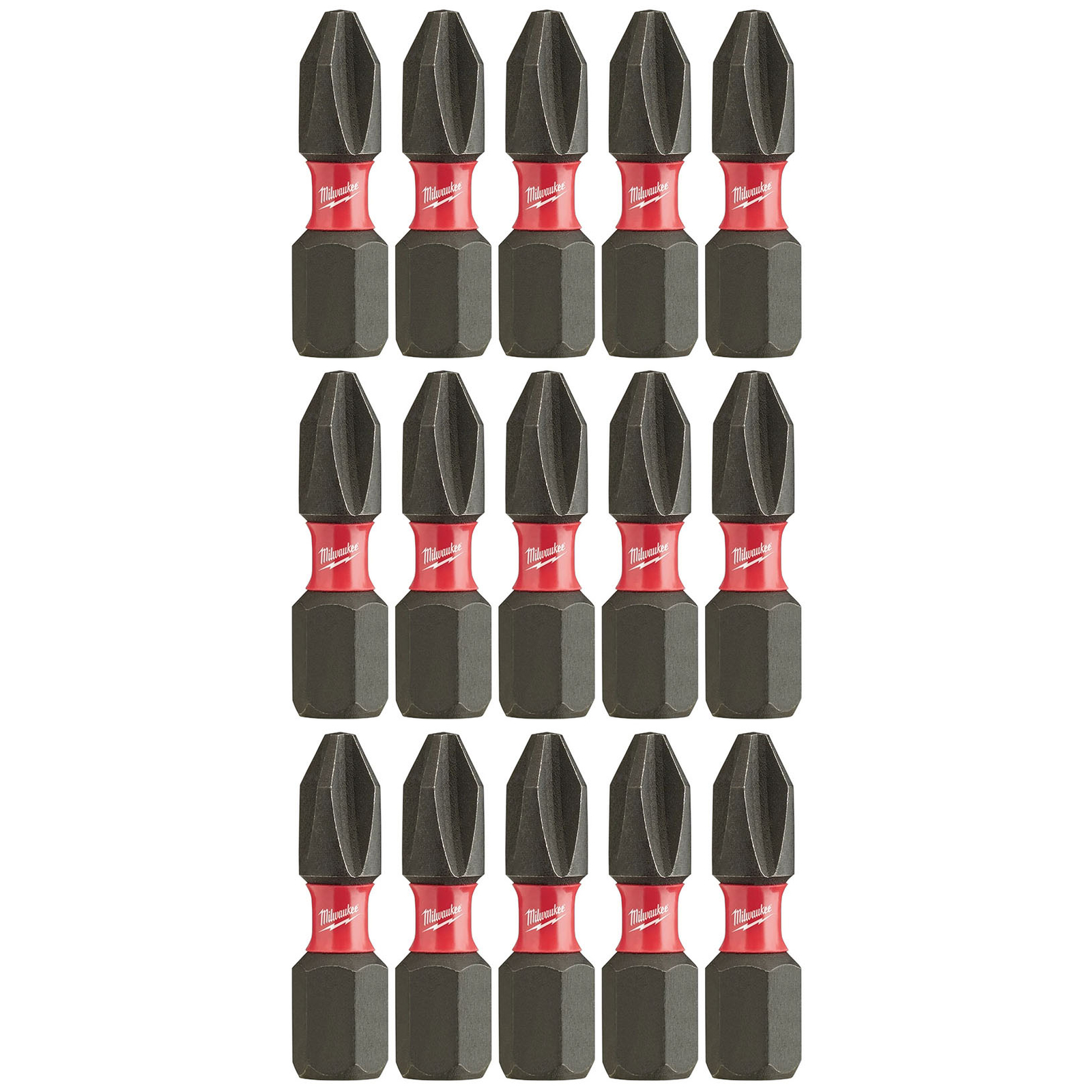 Сверло-насадка Milwaukee SHOCKWAVE Phillips 2 48-32-5003 - в упаковке 15 штук 18090₽