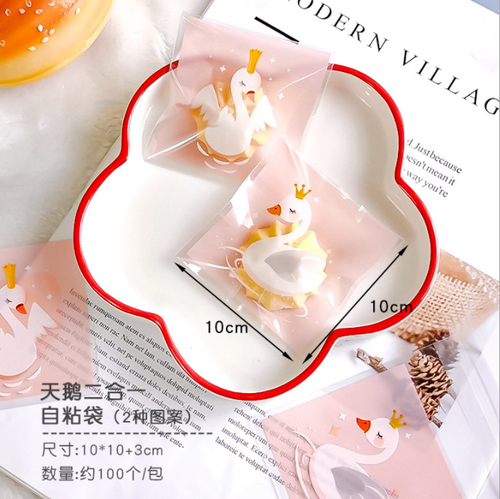 100pcs Self Adhesive Plastic Cookie Bag Candy Gift Packaging Birthday Bags Valen - Picture 48 of 50