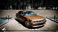 Cars bmw 7 Desk Mat Stitched