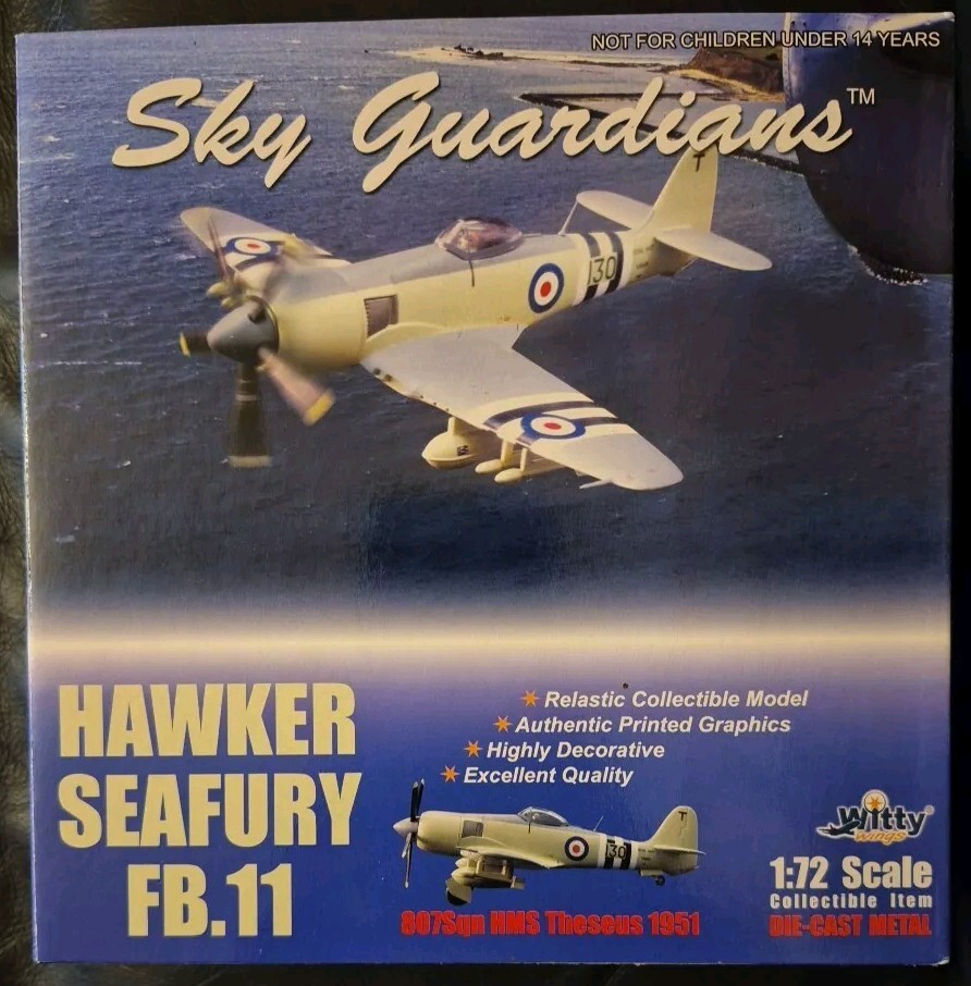 Sky Guardians Witty Wings Hawker Sea Fury FB.11 807 Sqn  WTW-72-015-001