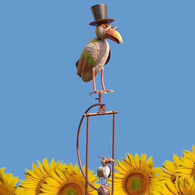 Balancierende Eulen-Gartenwippe – Windspiel Aus Metall, 34,5 Cm Spannweite