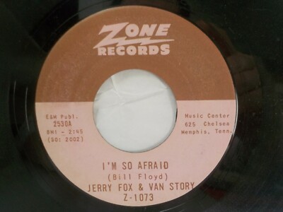 Jerry Fox & Van Story I'M So Afraid / Three Long Years Rock N Roll 7'' vinyl