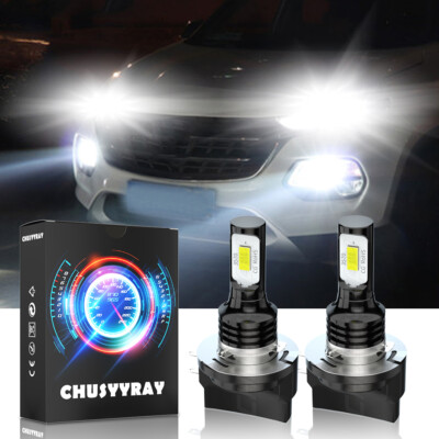Halogen H11B 55W 5000K White Two Bulbs Head Light Low Beam Replacement Lamp Fit