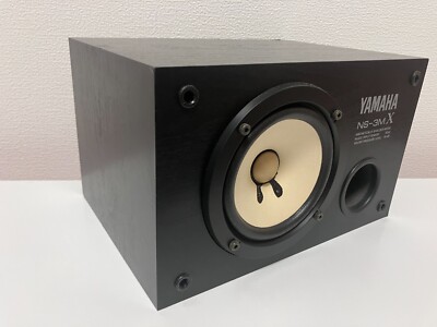 YAMAHA Full Range Speaker NS-3MX Pair set Black Mini Monitor used
