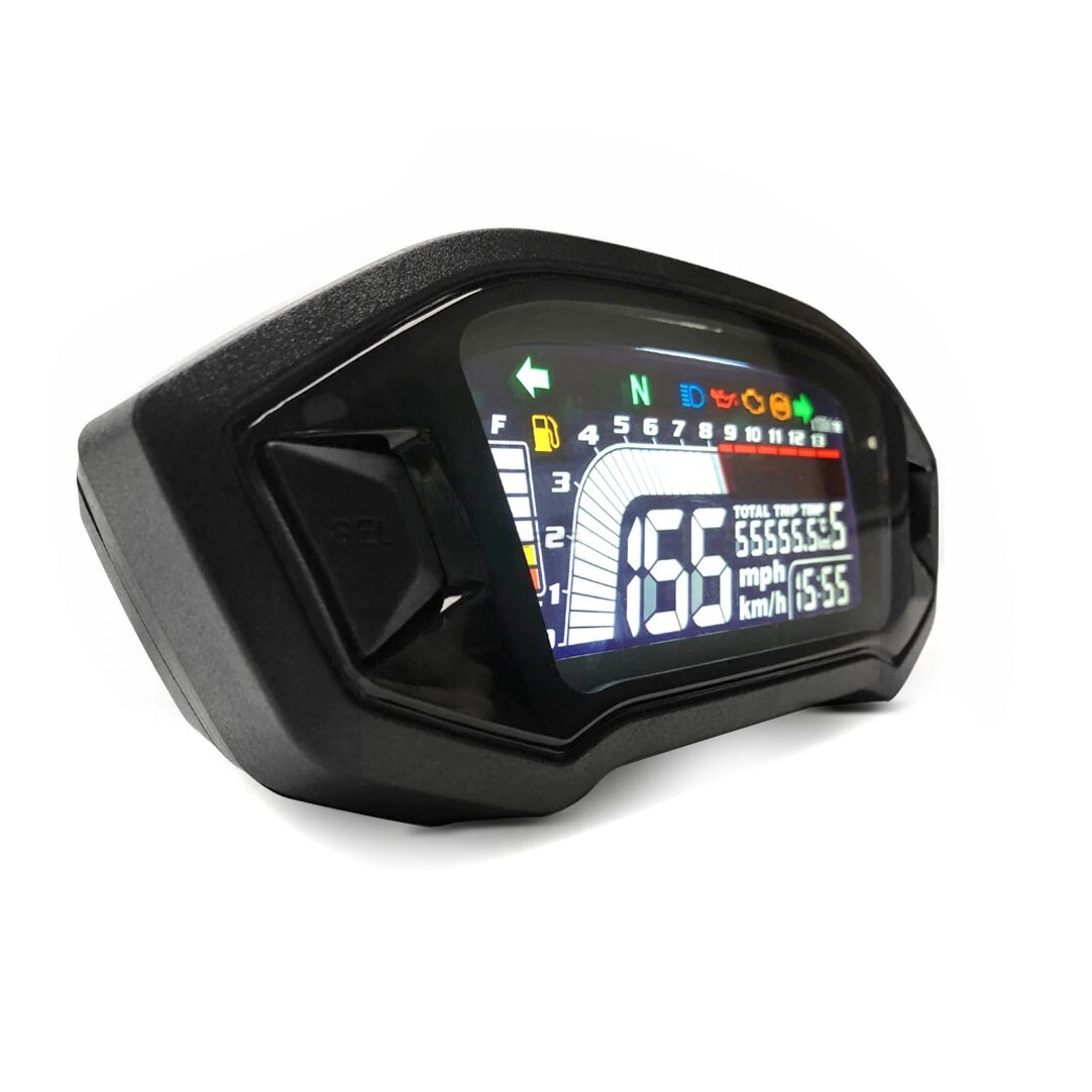 Motorrad Tachometer digital / Drehzahlmesser LCD Zaddox SM6 | eBay