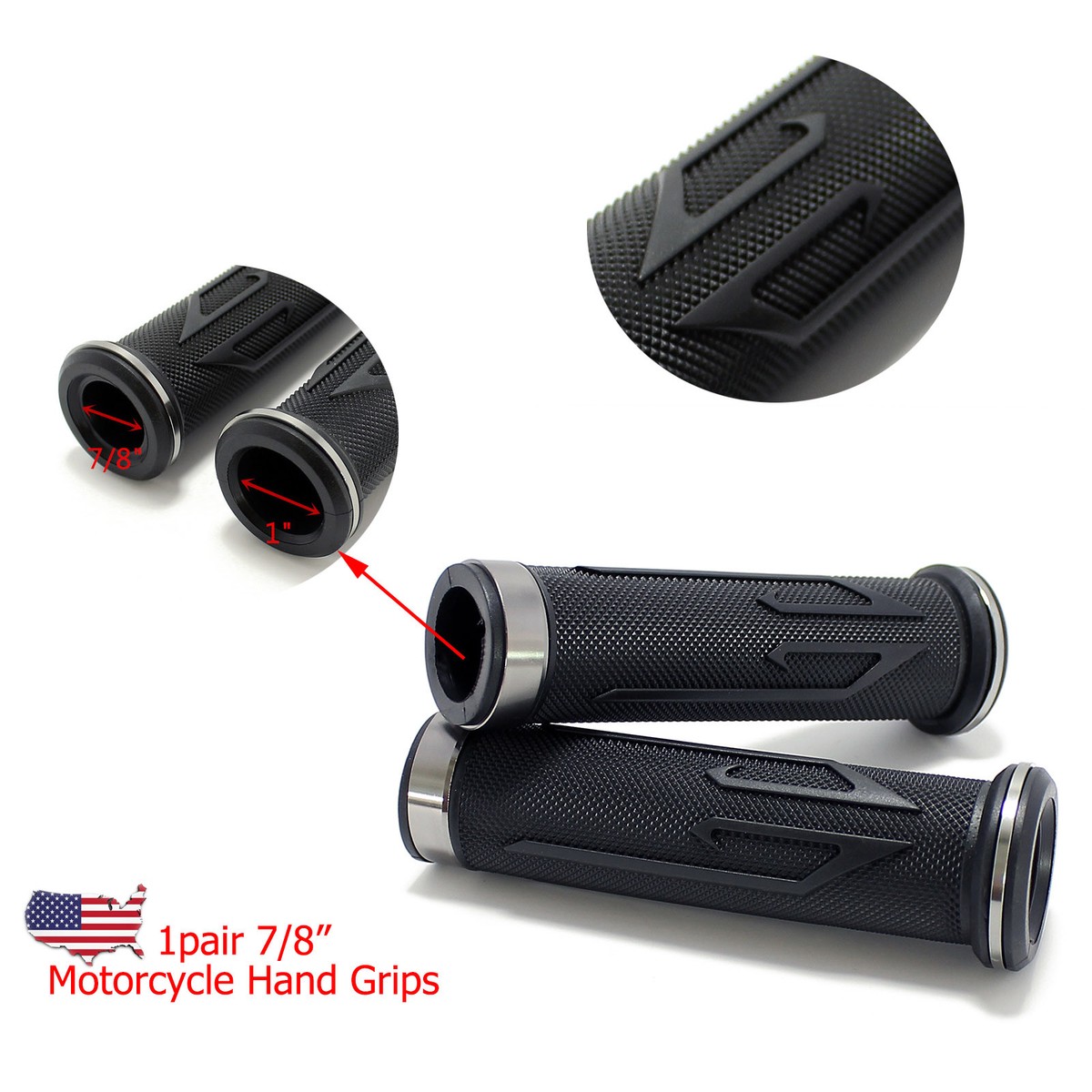Yamaha Motorcycle 7/8'' 22mm Handlebar Grips End Caps For YAMAHA YZF R1 ...