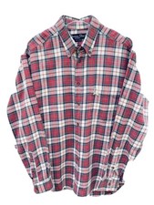 Christian Dior Checked Checkered Red Shirt Size L / Large Logo