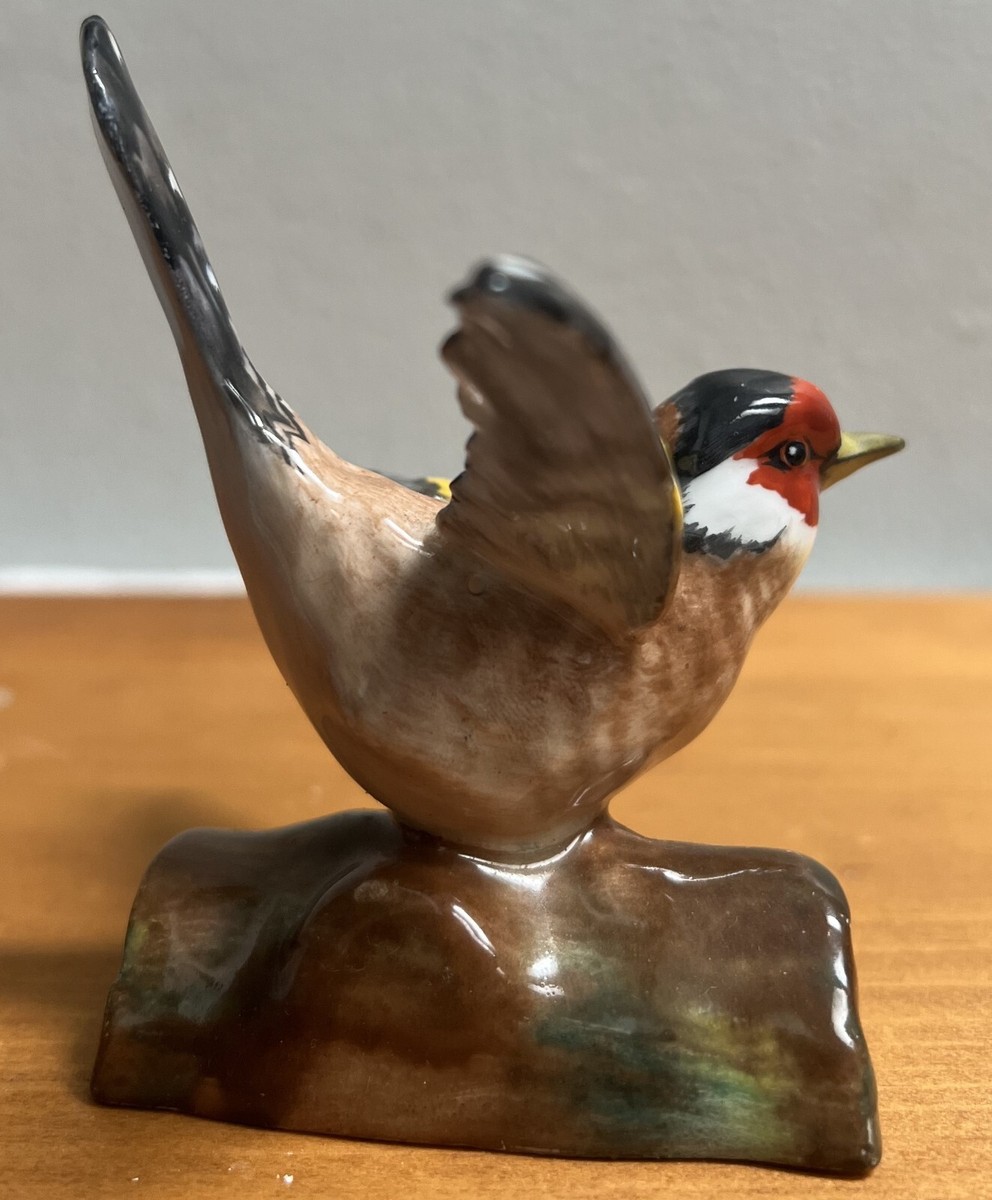 クラウン・スタッフォードシャー ゴシキヒワ フィギュリン J.T. Jones Vintage Crown Stafforshire Goldfinch Bird J.T.Jones | eBay
