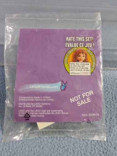 RARE NEW LEGO FRIENDS BEST FRIENDS WHITE & PURPLE BUTTERFLY BRICKS PROMO SET - Picture 3 of 4