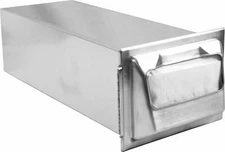 San Jamar H2000 Stainless Steel in-Counter Minifold Napkin Dispenser