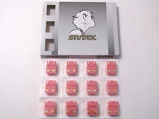 STUDEX PIERCING EARRINGS 14K GOLD PLATED 12 PAIR 3MM MINI STAR - M501Y