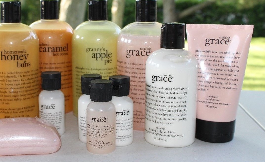 Philosophy Amazing Grace, Pure Grace 3in1 Shampoo Shower Gel bubble, lotion eBay