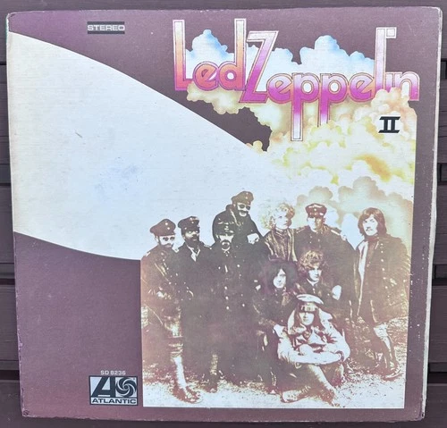 Led Zeppelin II 1969 Original LP Vinyl SD 8236 Atlantic VG Tested