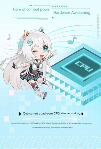 ASUS TUF miku hatsune Gaming Router 2 (Hatsune Miku Edition) WiFi7 2.5G new - Picture 11 of 16