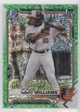 2021 Bowman Draft Chrome Green Sparkle Refractor 62/99 Donta' Williams 0m0x
