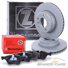 ZIMMERMANN BREMSSCHEIBEN + BELÄGE VORNE FÜR BMW 5-ER E60 E61 520 523 525 AB 04-
