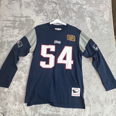 Mitchell & Ness New England Patriots Tedy Bruschi 54 Super Bowl Shirt Mens Large