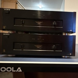 Sony TA-N55ES Stereo Power Amplifier Pair Spontaneous Twin-Drive 120V 280W