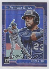 2021 Panini Donruss Optic Diamond Kings Blue Pandora Prizm /99 Nelson Cruz 1m8