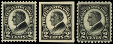 610-12, Mint NH 2¢ Harding Set (Stock Photo) Cat $41.00 * Stuart Katz