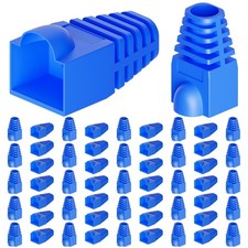 100-Pack Cat6 / Cat5e RJ45 Strain Relief Boots RJ45 Boot Cat 6 Boot Cat6 Ethe...