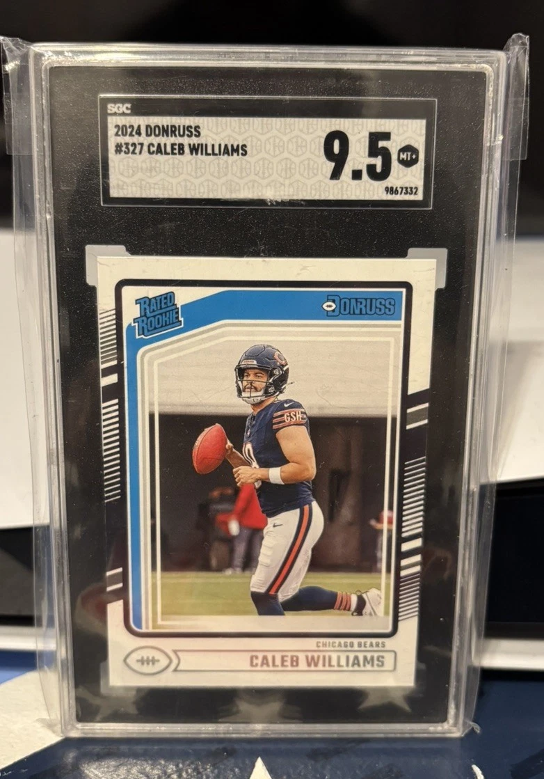 Deal for 2024 Panini Donruss - Rated Rookie Caleb Williams #327 (RC) SGC 9.5