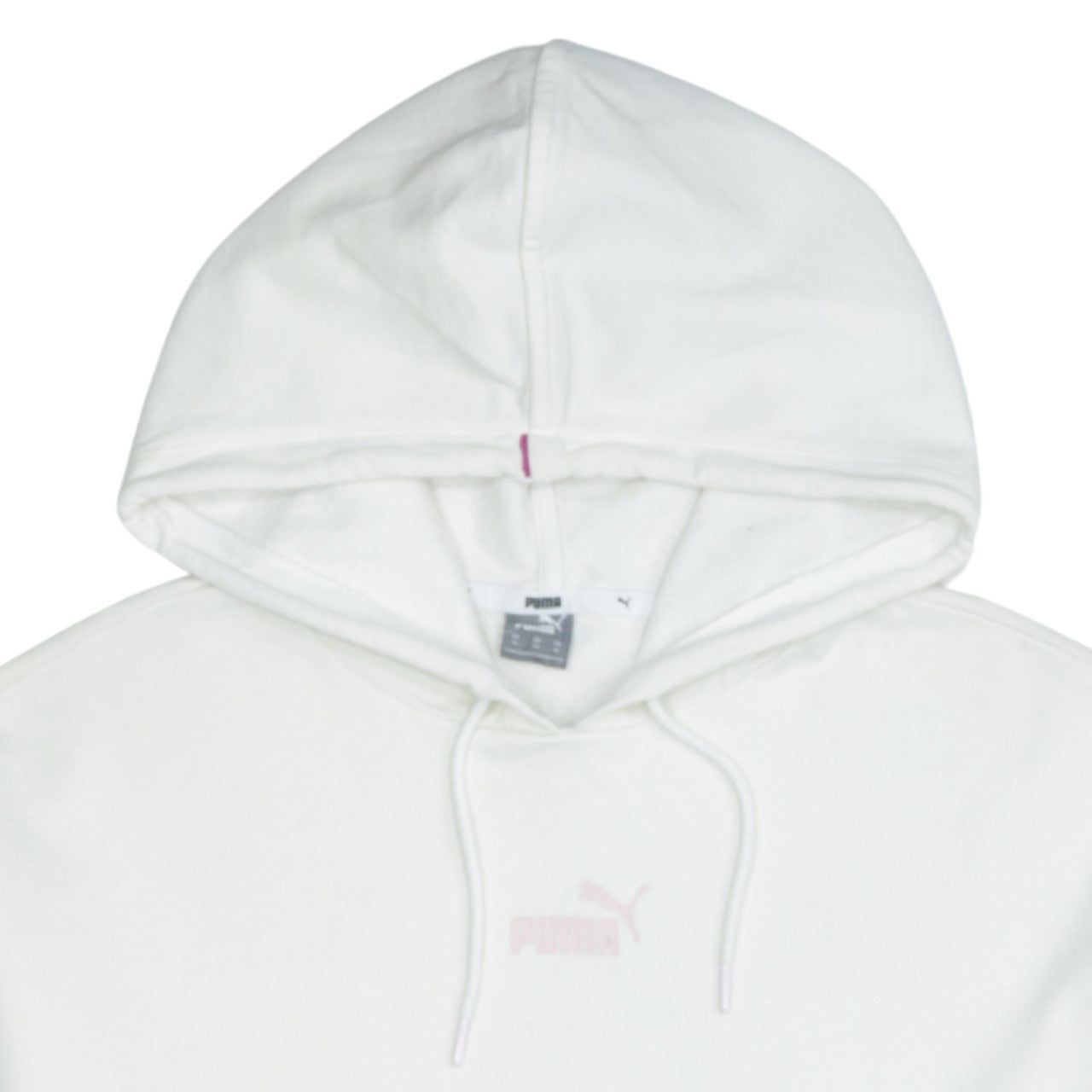 Vintage PUMA WHITE HOODIE MENS XL image 3