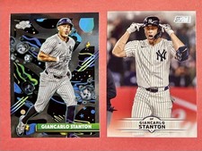 GIANCARLO STANTON 2025 Topps COSMIC CHROME #27 and 2025 Topps Stadium Club #104