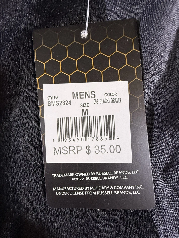 NWT Spalding Black/Red/Gray Athletic Shorts Elastic Waist Drawstring Men M - Image 3 of 4