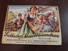 12 Stück Weinetiketten Liebliches Moselblümchen - Hausmarke-