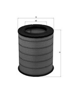 Luftfilter Mahle LX 1281 Filtereinsatz FüR FH12 FMX Volvo FM FM12 FH Mercedes 2