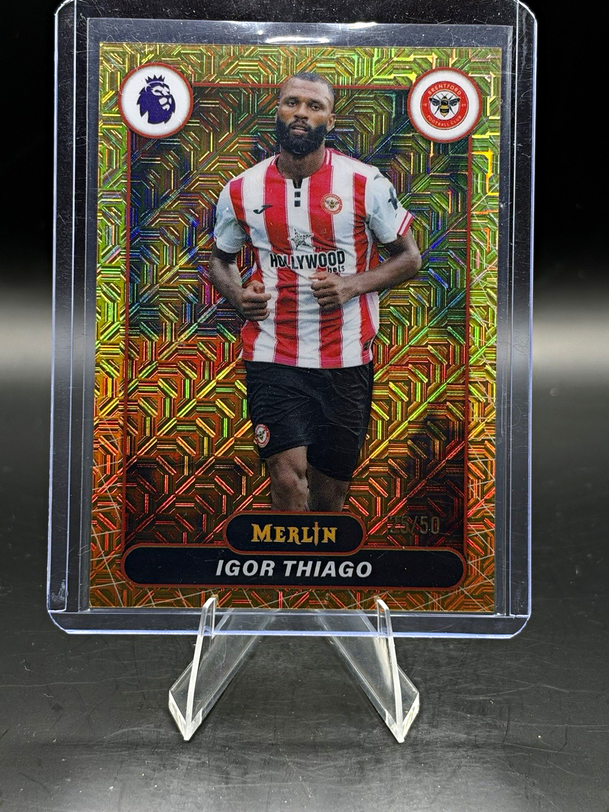 Topps Merlin 2025-26 Premier League Igor Thiago #35 Brentford FC /50