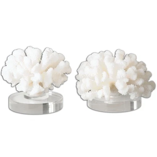 Hard Coral - 7 inch Sculpture (Set of 2) - 7 inches wide by 7 inches deep - Picture 4 of 4