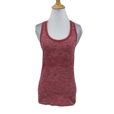 Lululemon Tank Top Womens 6 Cardinal Ash Swiftly Tech Racerback Workout Vented