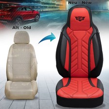 Schonbezüge Sitzbezüge für Toyota Aygo Bj ab 2005 in Schwarz/Rot DPL502