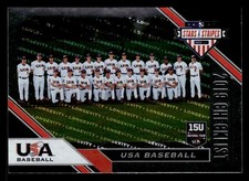 2020 Panini USA Baseball Stars & Stripes #50 15U Team Checklist Longevity