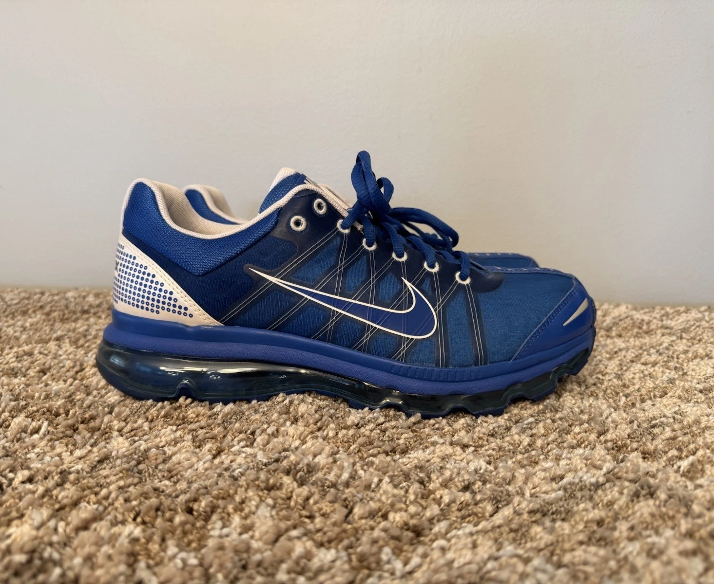 Nike Air Max+ 2009, 486978-400, Varsity Royal, Men's Running Shoes, Size 12