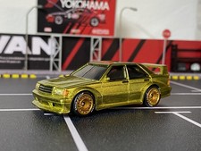 Hot Wheels Custom Mercedes-benz 190e 2.5 Evo Ii Premium Wheel Swapped Loose Hot Wheels Custom Mercedes-benz 190e 2.5 Evo Ii Premium Wheel Swapped Loose