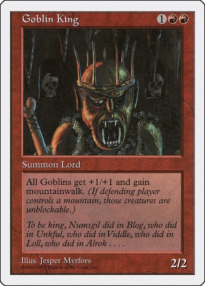 Goblin King 2 Rare Anthologies Magic: The Gathering Lightly Played
